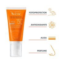 Avene Solar con Protección 50 y acción anti edad. Es antioxidante y protege nuestra piel de los daños oxidativos producidos por el sol y reduce el fotoenvejecimiento.