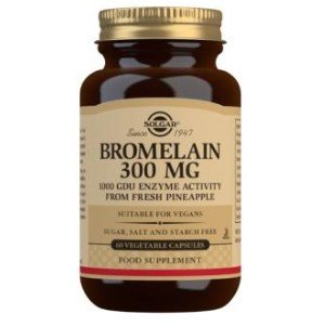 Bromelina dde Solgar 300mg, 60cápsulas