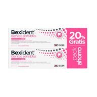 Bexident Dientes Sensibles pasta indicada para el tratamiento de la sensibilidad dental y la higiene dental diaria.