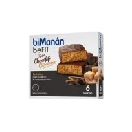 Bimanan Barritas Chocolate Caramelo, 6ud