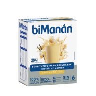 Bimanan Batido Vainilla 6 Sobres para 6 comidas.