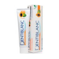 Dentiblanc Pasta para la higiene dental, limpia, elimina el mal aliento y blanquea sin agentes abrasivos.