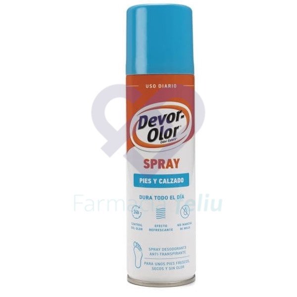 Previene y elimina el olor y el sudor de pies y calzado