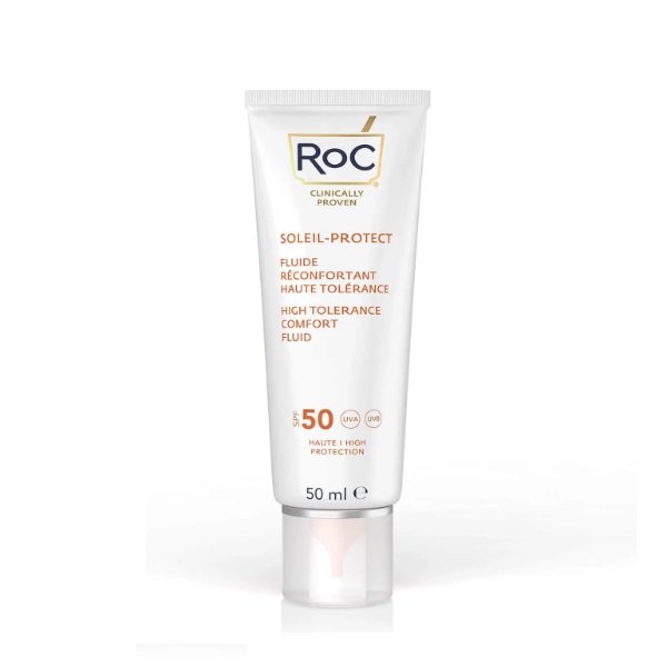 Roc Fluido Dermocalmante Alta Tolerancia SPF50, 50 ml