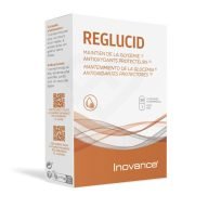 Complemento alimenticio a base de extractos de canela, olivo, té verde y hydrastis, resveratrol, zinc, cromo y vitaminas B1, B3 y B12. Inovance REGLUCID contiene ingredientes de “doble acción”: -Efecto beneficioso sobre la glucemia : las hojas de olivo ayudan a mantener el equilibrio fisiológico de los azúcares.