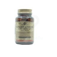 Solgar Ginseng Coreano Raíz (60 cápsulas vegetales) contiene Panax ginseng procedente de la raíz y los brotes, indicado para mejorar el bienestar diario.