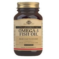 Omega-3 Triple Concentración a base de aceite de pescado, contiene dos ácidos grasos omega 3 importantes, EPA y DHA, en mayor concentración que la que habitualmente se encuentra en los complementos de aceite de pescado. Tanto EPA como DHA contribuyen a la función normal del corazón. El DHA ayuda al funcionamiento del cerebro y al mantenimiento de la visión.