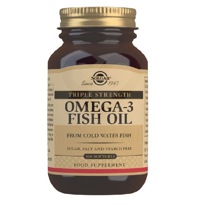 Omega-3 Triple Concentración a base de aceite de pescado, contiene dos ácidos grasos omega 3 importantes, EPA y DHA, en mayor concentración que la que habitualmente se encuentra en los complementos de aceite de pescado. Tanto EPA como DHA contribuyen a la función normal del corazón. El DHA ayuda al funcionamiento del cerebro y al mantenimiento de la visión.