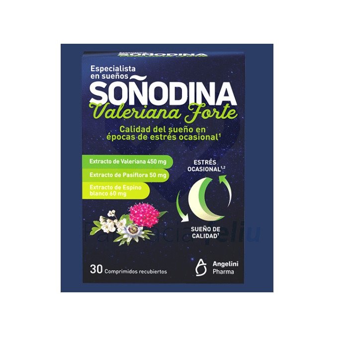 Complemento alimenticio a base de extractos de Valeriana, Pasiflora y Espino blanco. Especialmente formulado para ayudar al inicio y la calidad normal del sueño en época de estrés ocasional8 facilitando la relajación y el descanso tranquilo10. Indicado para adultos y niños mayores de 12 años.