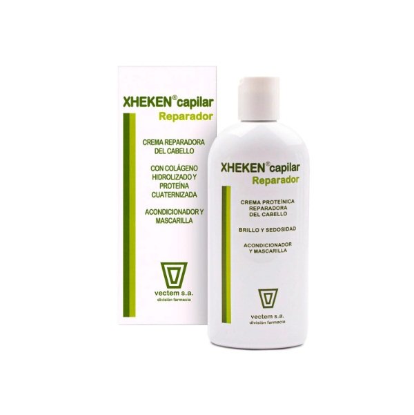 Xheken Capilar es una mascarilla reparadora y acondicionadora del cabello. Repara, desenreda y cuida el cabello.