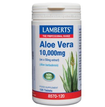 Lamberts Aloe Vera 10000mg,120 tabletas
