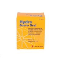 Hydro Suero Oral Naranja, 8 Sobres