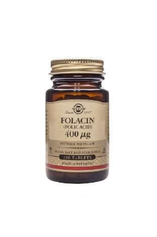 Solgar acido fólico 400, 100 comprimidos