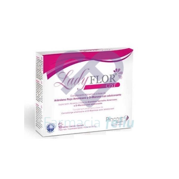 LadyFLOR CIST 10 Sobres tratamiento para cistitis recurrente