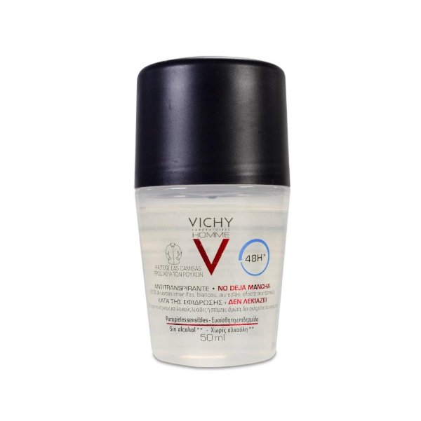 Roll On Vichy Homme Desodorante Mineral, 50 ml