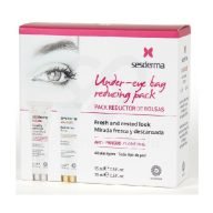 Pack especifico para la prevención y tratamiento de las ojeras marcadas y oscuras y de los signos de la edad en la zona del contorno de ojos. Ejerce un efecto inmediato que difumina la ojera, disminuye la bolsa y da luminosidad a la mirada. Reduce arrugas y líneas de expresión.