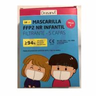 Mascarillas YWSH FFP2 Talla S Infantil, 10 unidades