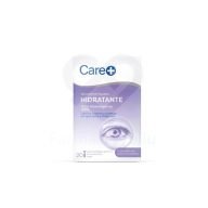 La Solución Oftálmica Hidratante Care+ está indicada para el alivio inmediato en casos de irritación, sequedad, abrasión y sensación de cuerpos extraños en los ojos. Estas incomodidades suelen aparecer por la disminución en la producción de lágrima, a menudo causada por factores ambientales como el viento, el sol, el aire acondicionado, el humo o la calefacción.
