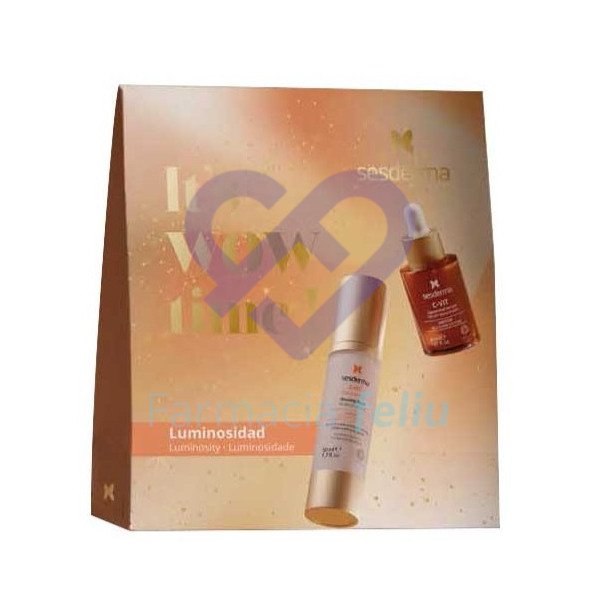 Sesderma Pack Luminosiddad It´s wow time contiene serum luminosidad c vit liposomado