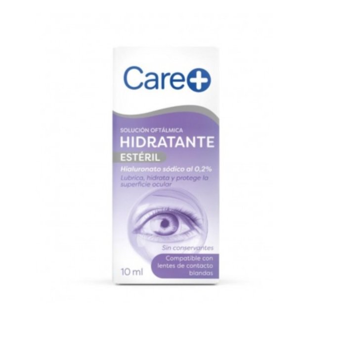 Care+ Solución Oftálmica Hidratante 0,2%, 10 ml