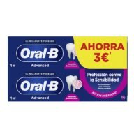 La pasta dentífrica Oral-B Advanced Fortalece El Esmalte Menta Fresca está clínicamente probada: ayuda a detener las caries en fase temprana desde el primer uso. La exclusiva tecnología antibacteriana con complejo de Flúor Stannous crea una microcapa protectora selladora que protege contra la pérdida de minerales, incluso entre cepillados, y reconstruye activamente la densidad dental. Pasta dentífrica de uso diario