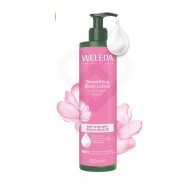 Leche corporal de rosa mosqueta silvestre y vitamina E vegetal. Nutre y suaviza la piel seca, estimula la actividad celular de la piel, mejora su elasticidad y proporciona una hidratación de larga duración con una textura sedosa.