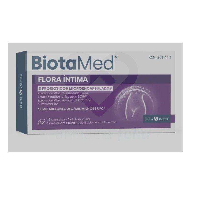 Biotamed Flora Intima 15 Cápsulas son probióticos vaginales
