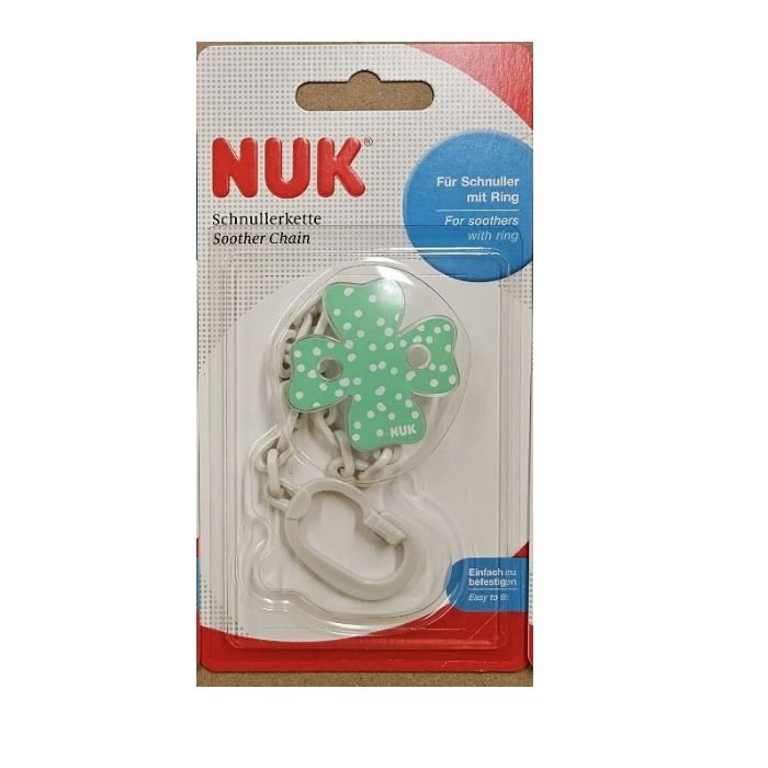 Nuk Cadenita trébol verde