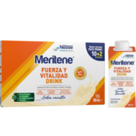 Meritene Fuerza y Vitalidad Drink Vainilla, 12x180ml