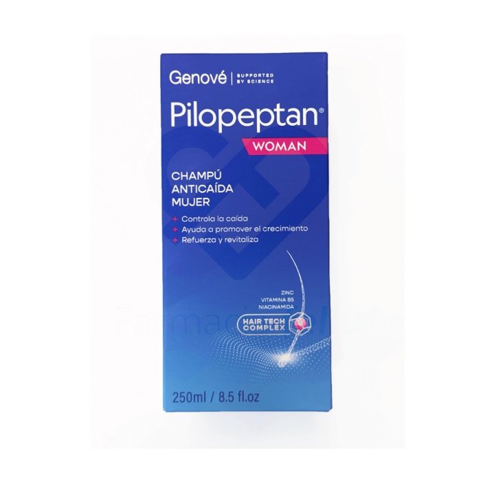 Con el respaldo de expertos en salud capilar, Pilopeptan Woman Champú Anticaída convierte el momento del lavado en un gesto esencial para cuidar y reforzar tu cabello. Su combinación de biotina, zinc, pantenol y extractos vegetales limpia suavemente sin irritar, fortalece la raíz y ayuda a prevenir la caída ocasional, respetando el equilibrio natural del cuero cabelludo. Un champú pensado para integrarse fácilmente en tu rutina diaria y ayudarte a mantener un cabello más fuerte, con un aspecto sano desde el primer uso.