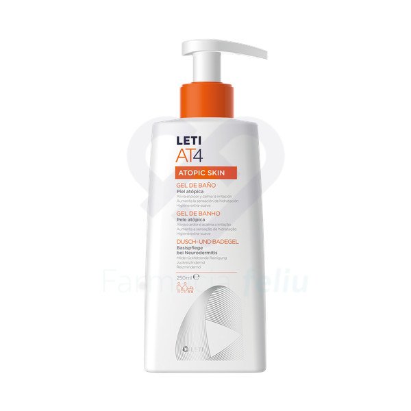 Leti AT4 Gel de Baño, 250ml