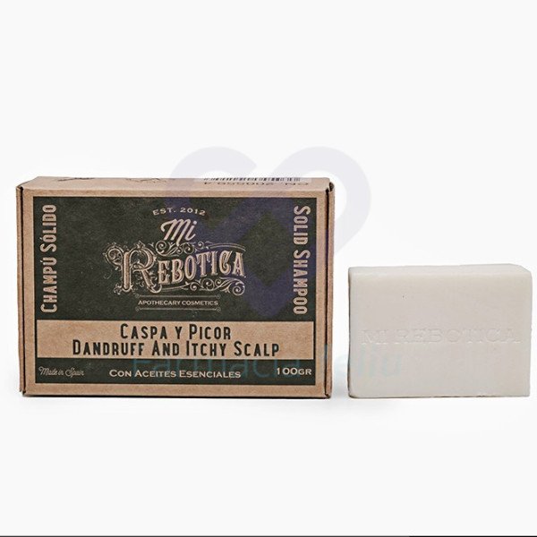 Mi Rebotica Champú Sólido Caspa y Picor, 100 gr