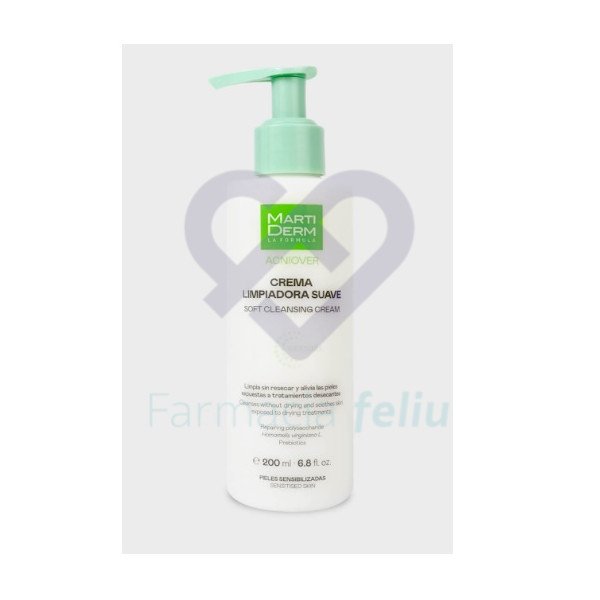Limpiador en crema de martiderm Acniover