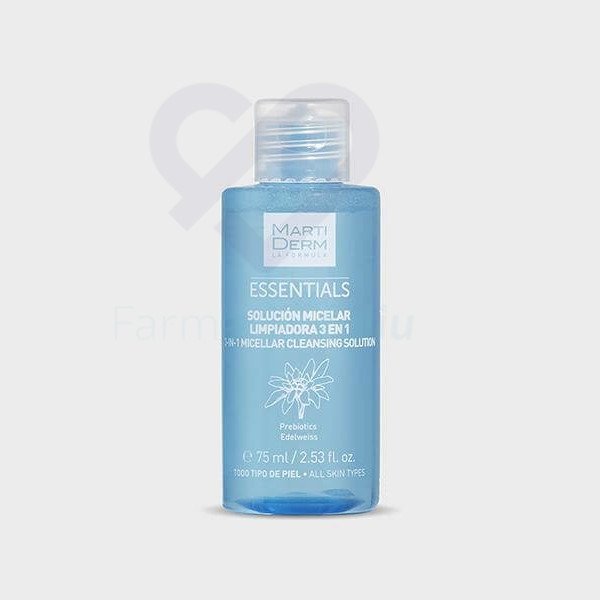 Martiderm Solución Micelar Limpiadora 3 en 1, 75ml