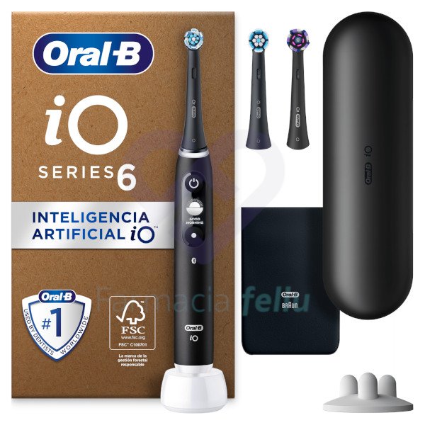 Oral-B iO Series 6 Cepillo de dientes eléctrico Negro