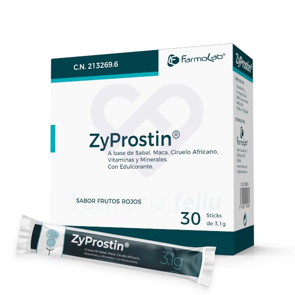 ZyProstin, 30 Sticks Frutos Rojos