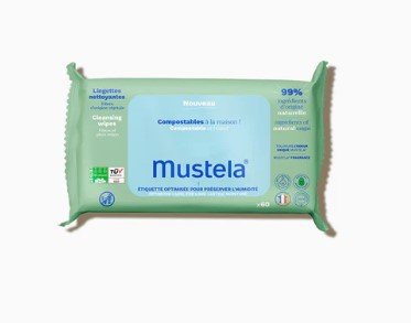 Mustela toallitas compostables 60u