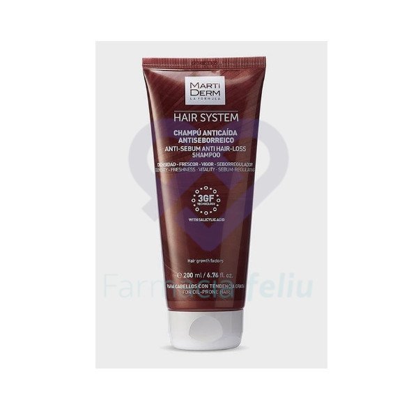 Martiderm Champú Anticaída Seborregulador 200 ml