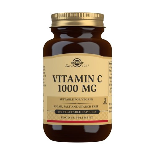 Solgar Vitamina C 1000 mg, 100 Cáps. vegetales