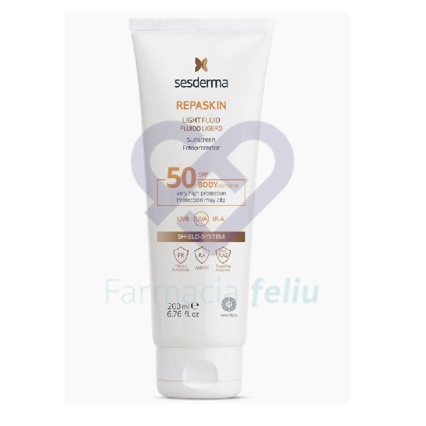 Sesderma Repaskin Fluido Ligero 200 ml corporal TAMAÑO GRANDE QUE CUNDE PARA TODO EL CUERPO.