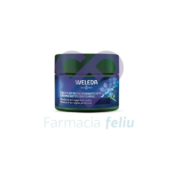 Weleda Crema de noche Edelweis y genciana azul redensificante