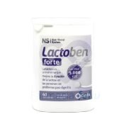 Ns Digestconfort Lactoben Forte 60 Comprimidos es un suplemento dietético formulado para mejorar la digestión y aliviar las molestias digestivas. Contiene una combinación de enzimas digestivas y probióticos que ayudan a descomponer los alimentos, facilitando su digestión y absorción. Este producto es ideal para personas que sufren de problemas digestivos, como la intolerancia a la lactosa, y buscan una solución efectiva para mejorar su bienestar digestivo. Además, contribuye a mantener el equilibrio de la flora intestinal, promoviendo una salud digestiva óptima.