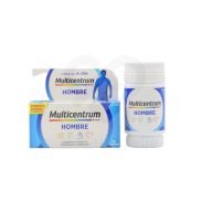 Multicentrum Hombre es un complemento alimenticio diseñado específicamente para hombres a partir de 18 años. Contiene 13 vitaminas y 10 minerales que ayudan a satisfacer las necesidades nutricionales específicas de los hombres. Este complemento alimenticio está formulado con cantidades reforzadas de vitaminas y minerales que proporcionan varios beneficios para la salud.