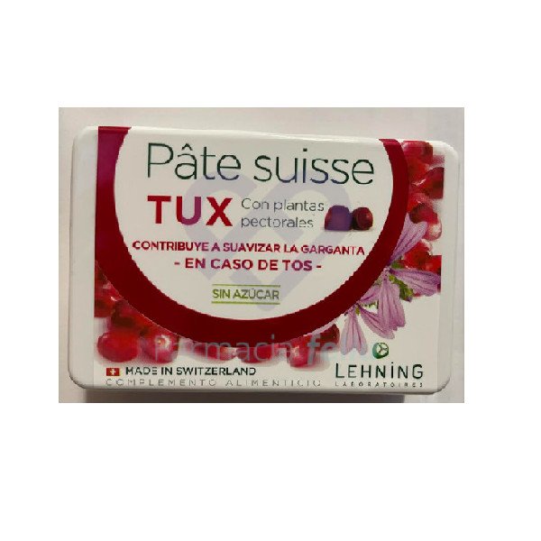 Pâte Suisse Tux 40 Pastillas Blandas Para la tos