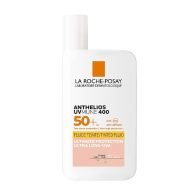 Anthelios SPF50 Fluido Con Color protector solar y unifica el tono de la piel.