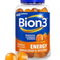 Bion3 DEFENSAS 60 gummies sabor naranja.