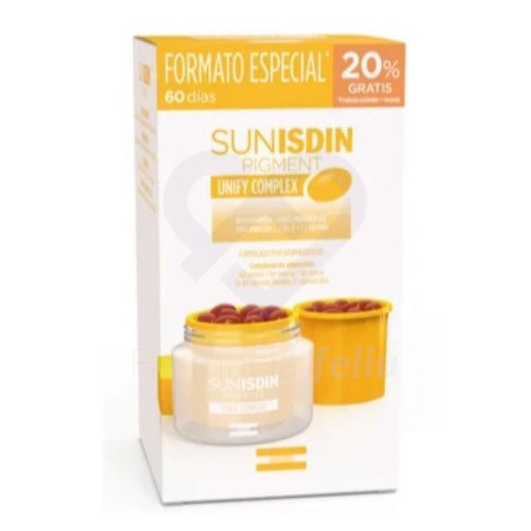 Sunisdin pigment cápsulas para tomar el sol Isdin