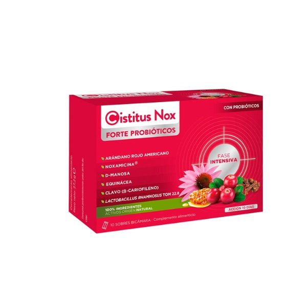 Tratamiento para las infecciones de orina para 10 dias con antibióticos de origen natural y probióticos.