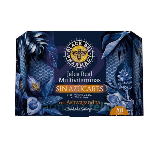Black Bee Pharmacy Jalea Multivitaminas, 20 Ampollas