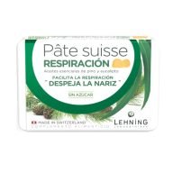 Lehning Pâte Suisse Respiración Remedio natural con aceites esenciales de pino y eucalipto.
